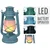 ProGarden Lučka z LED plamenom, 24 cm, zelena