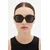 Sončna očala Alexander McQueen ženska, črna barva, AM0537S