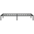 Metalni okvir za krevet crni 75 x 190 cm