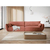 Rdeči kavč 248 cm Vanda - Mazzini Sofas