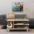 Wallity Klub sto Skull 80x40x80cm Hrast-Beli