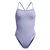Speedo solid v-back 2.0 swimsuit bright lavender l - uk36