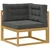 Set vanjskih sofa s jastukom 7 pcs Bijela i antracit