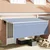 Vidaxl Retraktilna tenda Modra 350 x 200 cm blago