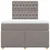 Vidaxl Box spring postelja z vzmetnico taupe 120x190 cm blago