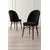 Hanah Home Set stolica Ritim, 44x96x42 cm, 6 komada, Braon-crne