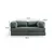 Atelier del Sofa Dvosed Via Con, 200x100x80 cm, Zelena