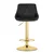 OSKAR Barska stolica Kast black / gold baza