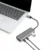shumee Razdelilnik USB-C 3.2 Gen2 10 Gb/s 4x USB PD 100W LogiLink siv 2xUSB-A 2xUSB-C