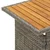 Vrtni stol sivi 100x50x43/63 cm od drva bagrema i poliratana