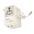 70W Potovalni adapter Baseus EnerCore CG11 (E0307E01) EU/UK/US/AU, 2x USB-A Plus 2x USB-C z izvlečnim kablom - white