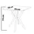 HANAH HOME Set Trpezarijski sto i 2 stolice Elma Burgundy White