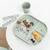 Done By Deer foodie set za jelo tiny farm, zeleno