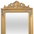 vidaXL Samostojeće zidno ogledalo u baroknom stilu 160 x 40 cm zlatno