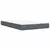 vidaXL Box spring postelja z vzmetnico temno siva 120x200 cm žamet
