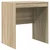 Stol s ladicama s policom s pohranom 2 pcs Sonoma hrast