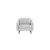 ATELIER DEL SOFA 1-Seat Sofa fotelja Robin 1 Pebble Walnut