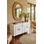 Hanah Home komoda Ilay 150, 150 cm, bela / srebrna