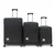 Bolzz Set Kofera Onyx 3/1, Crna