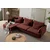ATELIER DEL SOFA Ugaona garnitura Flexy Relax Tile Red