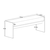Atelier del Sofa Klupa Pearl, 120x45x35 cm, Antracit