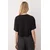Trendyol Milla ženska majica Twoss24Ts00224, crna-crna