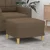 Vidaxl Stolček za noge rjav 60x50x41 cm blago