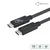 MicroConnect USB-C 3.2 Gen 2x2 kabel 0,5 m ECO USB C črne barve