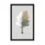 Plakat minimalistično barvito drevo - 30x45 silver