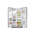 SAMSUNG frižider 501L, 179cm, inverter, dispenzer, LED display, grafit RS50N3413SA/EO