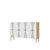 Hanah Home komoda Slim 120, 120 cm, hrast Sapphire / bela