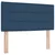 Postelja boxspring z vzmetnico Modra 90 x 200 cm Blago
