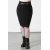 Žensko krilo KILLSTAR - Warbird Pencil Skirt - Črna - KSRA004032