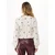 MEXX Bluza  rjava / rdeča / bela
