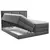 MID.YOU POSTELJA BOXSPRING 200 cm  x 200 cm , tekstil antracit