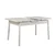 Hanah Home Trpezarijski sto Santiago Masa 120x77x75cm Beli