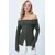 Trend Alacati Stili Ženska bluza Alc-X14527, Maslinasta