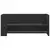 Zidna polica crna 70,5 x 35 x 30,5 cm od konstruiranog drva