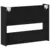 Ormar za cipele Crni hrast 82 x 18 x 60 cm Konstruirano drvo