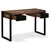 Radni stol s 2 ladice od masivnog obnovljenog drva 120x50x76 cm