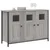 Komoda siva boja hrasta 100 x 35 x 70 cm od konstruiranog drva