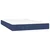 Vidaxl Box spring postelja z vzmetnico LED modra 120x200 cm blago