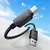 Hoco USB-A–Micro USB kabel Hoco, 2,4 A, 1 m, X113, črn