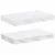 Polica na zidu Zidne 2 pcs Bijeli mramor 40 x 23,5 x 4 cm