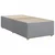 Vidaxl Box spring postelja z vzmetnico svetlo siva 90x190 cm blago