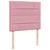 Vidaxl Box spring postelja z vzmetnico roza 120x200 cm žamet