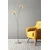 Aberto Design Podna lampa Rose , 165 cm, E27, Zlatne boje