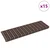 Samoljepljivi stepenasti ulošci 15 pcs Smeđa 65 x 21 x 4 cm
