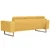 2-dijelni set sofa od tkanine žuti