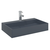 Umivaonik od lijevanih minerala/mramora 60x38x11 cm antracit